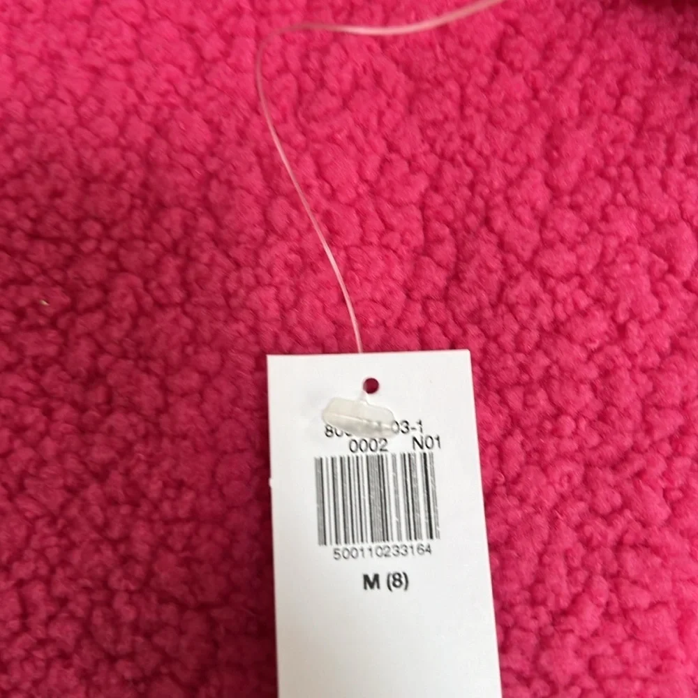 NWT! Old Navy kids girls Size 8 pink fleece zippered jacket